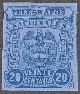 Stamp, Coat of Arms, Colombia,  , Coats of Arms