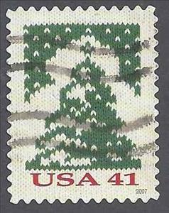 Stamp, Christmas Tree, United States of America,  , Christmas, Trees
