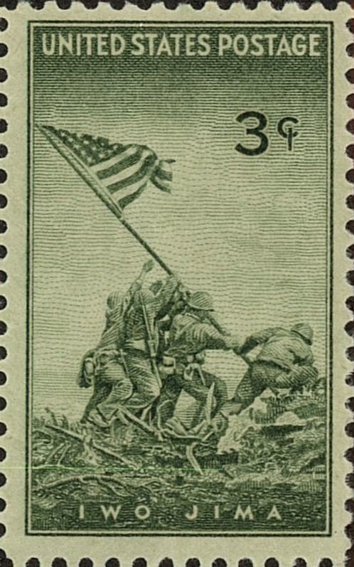 Marines Raising Flag on Mount Suribachi, Iwo Jima Picture