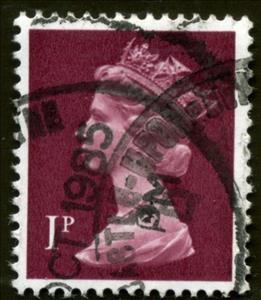 Stamp, Queen Elizabeth II - Decimal Machin, United Kingdom of Great Britain & Northern Ireland,  , Crowns and Coronets, Famous People, Heads of State, Queens, Royalty, Women