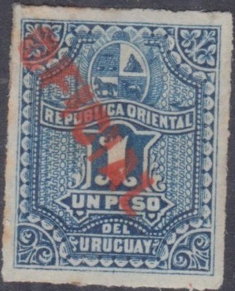 Numeral overprinted