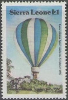 Cape Sierra sport balloon, Freetown, 1983