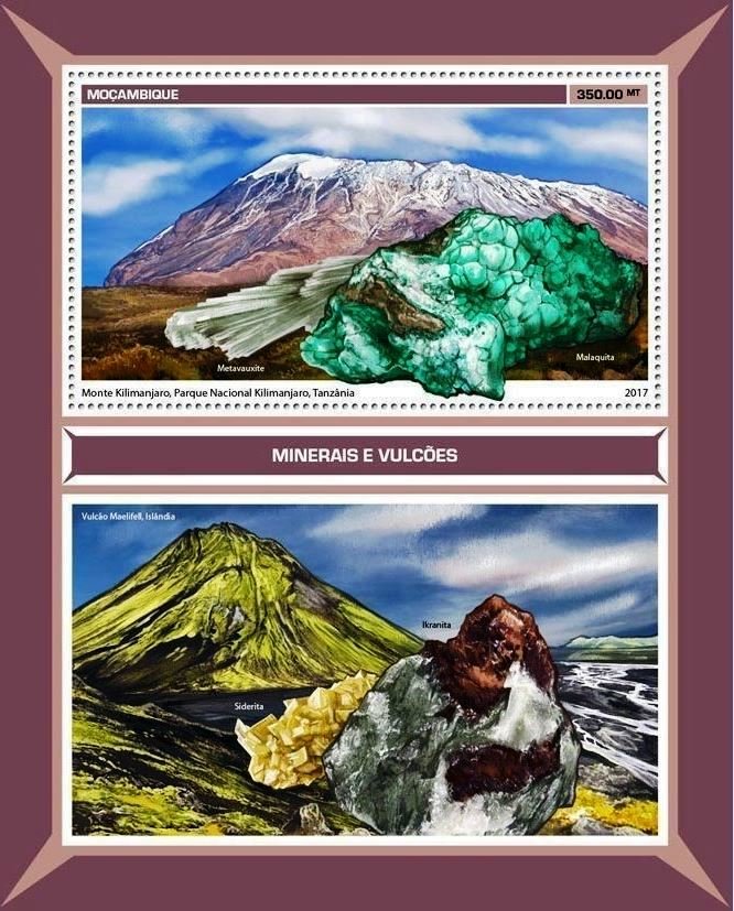 Minerals and volcanos
