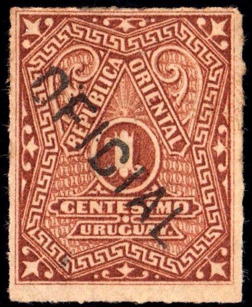 Numeral overprinted