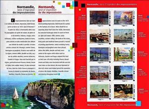 Souvenir Sheet, Normandie, the land of inspiration for the impressionists, France,  , Paintings