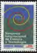 Stamp, Symbolism, Uruguay,  , Conferences, Science, Technology