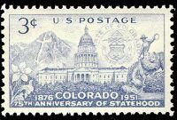 Colorado Capitol, Mt of the Holy Cross, Columbine & Bronco