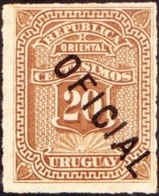 Numeral overprinted