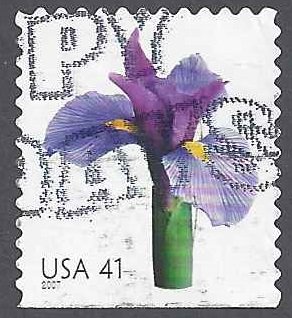 Stamp, Iris, United States of America,  , Flowers, Plants (Flora)