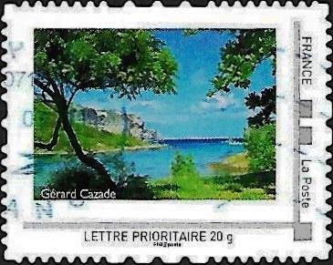 Stamp, Route du Rhum - Saint Malo-Guadelope, France,  , Trees
