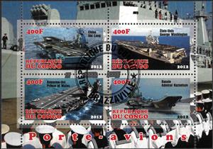 Mini Sheet, Porte-avions, Cinderellas,  , Ships