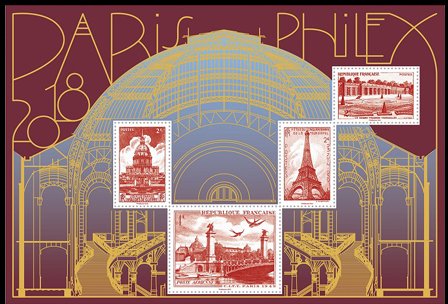 Famous Stamps Depicting Views of Paris