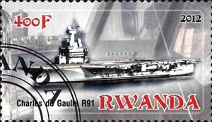Stamp, Charles de Gaulle R91, Cinderellas,  , Aircraft