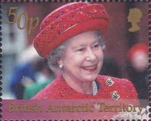 Stamp, Queen Elizabeth II, British Antarctic Territory (BAT),  , Queens, Royalty