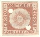 Stamp, Allegory of the sun, Uruguay,  , Sun