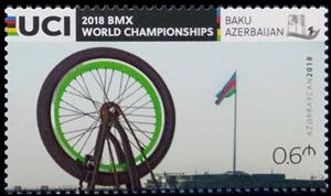 Stamp, BMX Bicycle World Championships, Baku, Azerbaijan,  , Bicycles
