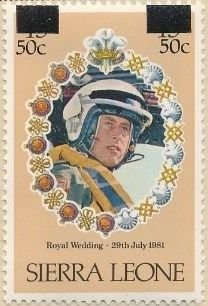 Stamp, Surcharged, Sierra Leone,  , Royalty