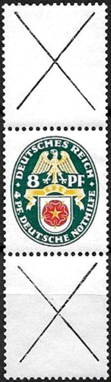 Se-tenant, Lippe-Detmold, German Realm,  , Coats of Arms