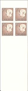 Booklet, King Gustaf VI Adolf, Sweden,  , Famous People, Heads of State, Kings, Men, Royalty