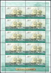 Mini Sheet, Barque"Rickmer Rickmers", Germany, Federal Republic,  , Sailing Ships, Ships