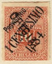 Numeral overprinted