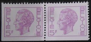 Se-tenant, King Baudouin se-tenant, Belgium,  , Famous People, Heads of State, Kings, Men, Royalty