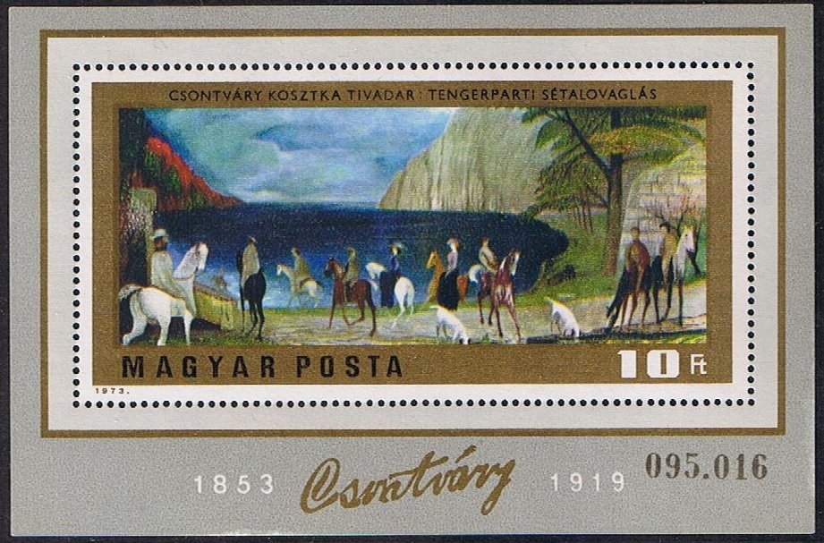 Horseback Riders on Shore
