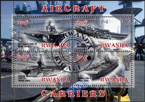 Mini Sheet, Aircraft Carriers, Cinderellas,  , Aircraft