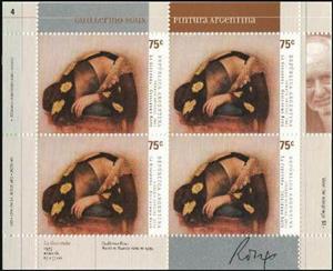 Mini Sheet, Guillermo Roux, Argentina,  , Painters, Paintings