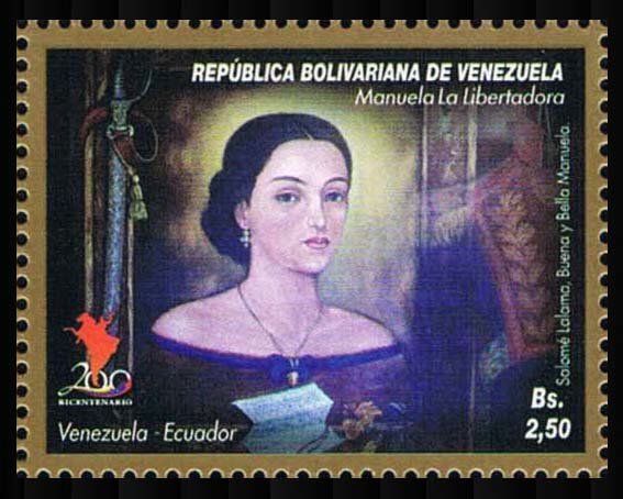 Manuela Sáenz, mistress of Simón Bolívar