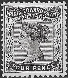 Stamp, Queen Victoria, Prince Edward Island,  , Crowns and Coronets, Famous People, Heads of State, Queens, Royalty, Women