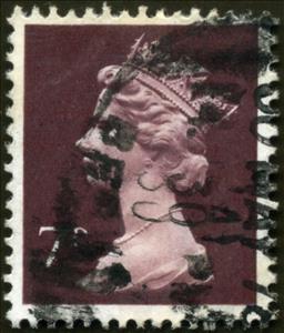 Stamp, Queen Elizabeth II - Decimal Machin, United Kingdom of Great Britain & Northern Ireland,  , Crowns and Coronets, Famous People, Heads of State, Queens, Royalty, Women