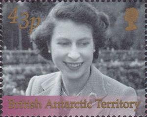 Stamp, Queen Elizabeth II, British Antarctic Territory (BAT),  , Queens, Royalty