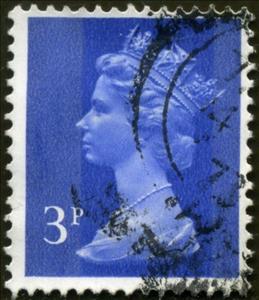 Stamp, Queen Elizabeth II - Decimal Machin, United Kingdom of Great Britain & Northern Ireland,  , Crowns and Coronets, Heads of State, Queens, Royalty, Women