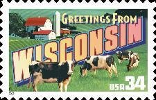 Stamp, Cattle (Bos primigenius taurus), Farm, United States of America,  