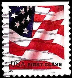 Stamp, Flag, United States of America,  