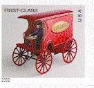 Stamp, Toy Mail Wagon - First Class, United States of America,  
