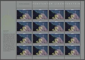 Mini Sheet, Kelchle, Liechtenstein,  , Crosses, Landscapes, Mountains