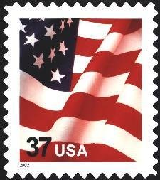 Stamp, Flag, United States of America,  