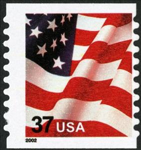 Stamp, Flag, United States of America,  