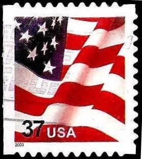Stamp, Flag (Dated 2003), United States of America,  , Flags