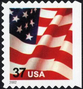 Stamp, Flag, United States of America,  , Flags