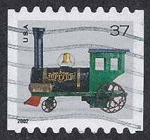 Stamp, Toy Locomotive, United States of America,  , Railways
