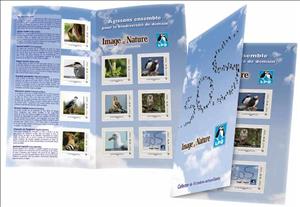 Souvenir Sheet, Bird protection, France,  , Animals (Fauna), Birds, Environment Protection
