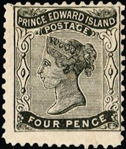 Stamp, Queen Victoria, Prince Edward Island,  , Crowns and Coronets, Famous People, Heads of State, Queens, Royalty, Women