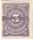 Numeral - overprinted