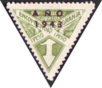 Encomiendas de Granja overprinted