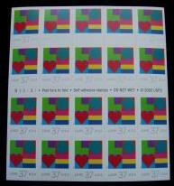 Mini Sheet, LOVE, United States of America,  , Love