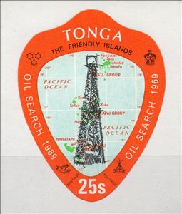 Stamp, Oil, Tonga,  
