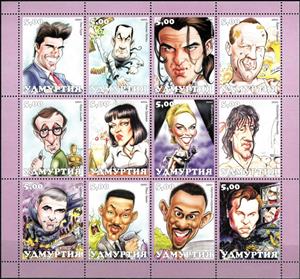 Mini Sheet, Important personalities, Cinderellas,  , Famous People